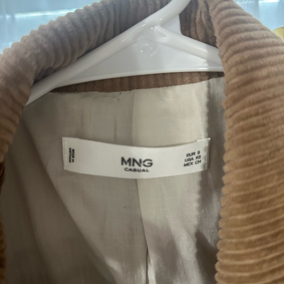 MNG Brown Blazer with Wide Lapels and Relaxed Fit - Picture 3 of 3